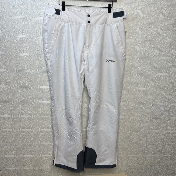 ARCTIX | Insulated Ski Pants, White with Gray Accents, Woman’s, Size 12-14, NWT - Picture 2 of 16